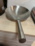 拜杰不锈钢漏勺厨师油鼓漏网抄瓢笊篱圆孔酒店食堂饭店商用大漏勺30cm 实拍图
