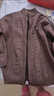 恒源祥轻奢纯100%羊毛绒衫男秋冬季新款开衫外套厚款保暖羊毛针织衫毛衣 咖啡色-纯全新100%甄选精品羊毛 XL 175  (140-155斤)高档品牌男装 实拍图