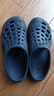 迪卡侬（DECATHLON）游泳男士凉鞋沙滩洞洞鞋外穿快干NABD2027998深蓝色网格款40码 实拍图