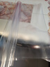 至川软玻璃PVC桌布防水防油防烫餐桌垫透明桌面保护膜茶几水晶板定制 磨砂1.2(母婴无味)圆角磨边 80*130cm(家庭餐桌尺寸) 实拍图