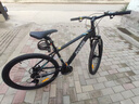 喜德盛（xds）山地自行车黑客350/旭日310 X6铝合金车架21速变速机械碟刹 黑客350黑银15.5寸（26款） 实拍图