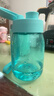 特百惠（Tupperware）嘟嘟企鹅350ML塑料杯夏季儿童可爱水杯子男女学生带提绳 碧海蓝 实拍图