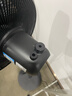 美的（Midea）【超级单品】七叶轻音立式电风扇家用柔风落地扇台式桌面小型风扇大风量节能摇头宿舍电扇 SAF30AB 实拍图