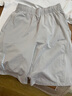 亚瑟士（asics）童装夏季男女儿童吸湿速干舒适运动短裤332241103100 1120浅灰150 实拍图