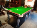 （大理石包安装）台球桌标准中式八球俱乐部台球厅大理石家用黑八 8尺 木库高配4.0花岗石 实拍图