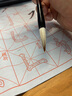 得力文房用品 书法套装文房四宝毛笔砚台书法工具初学者入门临摹 工具箱 东方文彩15件套开学文具 实拍图