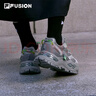 FILA FUSION斐乐女鞋BIANCO老爹鞋季硬糖鞋休闲鞋厚底运动鞋女 神秘灰/城堡灰-FC 37.5 实拍图