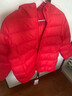 雪中飞童装儿童轻薄羽绒服男童新款中大童女童薄款外套冬 中国红 150 实拍图