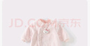 戴维贝拉（DAVE＆BELLA）冬季新款珊瑚绒宝宝连体衣新生儿衣服小童爬服婴儿睡衣哈衣 粉色【现货】 73cm （建议身高66-73cm） 实拍图