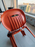 甲东里大人加厚塑料小凳子沙发矮凳防滑家用客厅茶几靠背椅儿童洗澡板凳 橙色【可承重350斤】 27cm 实拍图
