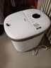 海尔（Haier）泡脚桶恒温加热足浴盆京东自营抑菌自动按摩足浴桶过小腿高深桶洗脚桶生日礼物送父母HQY-J741W 实拍图