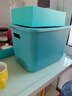 晟旎尚品杂物收纳盒家用零食玩具桌面储物盒宿舍衣柜衣服塑料整理箱收纳箱 特大号带盖【加高款】-混色2只 实拍图