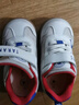 泰兰尼斯秋季童鞋女宝宝学步鞋软底机能鞋男童透气面包鞋白/蓝22码 实拍图
