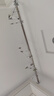 未来式 免打孔不锈钢伸缩杆晾衣杆阳台晾衣架支撑杆门帘杆卫生间挂衣杆 1.5米-2.2米墙距适用 实拍图