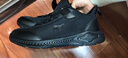 361°儿童运动鞋男童跑鞋秋冬密网轻便魔术贴女童皮革加绒保暖运动鞋 【四季密网】碳黑 40 实拍图