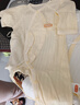 贝瑞加（Babyprints）宝宝连体衣2件装婴儿四季内衣纯棉爬服薄款哈衣柔软家居睡衣 黄66 实拍图
