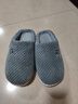京东京造【温暖御寒】秋冬拖鞋防滑室内毛绒保暖棉拖鞋男士深灰色44-45 实拍图