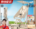JOT TMM口袋旅行家遛娃神器轻便婴儿推车可折叠登飞机火车儿童推车0-6岁 暖白色一键折叠旅行车 实拍图