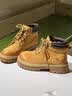 骆驼（CAMEL）山丘马丁靴女秋冬季新款复古短靴时尚女士大黄工装靴子 L25W307145土黄 36 实拍图