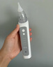 Baby futur电动吸鼻器 新生婴幼儿童宝宝 通鼻腔鼻涕清洗洁神器 3档充电款 象牙白（一年只换不修）1支盐水 实拍图