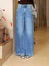 ONLY秋季休闲百搭松弛感高腰直筒牛仔裤女|124332043 J33 350水洗牛仔蓝 XS (155) 60A 实拍图