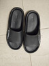 回力居家男士拖鞋室内外穿不易滑臭沙滩凉拖鞋HL02331黑色42-43码 实拍图
