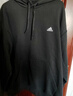 adidas休闲加厚毛圈连帽卫衣套头衫男女秋冬阿迪达斯官方轻运动   黑色   XXS 实拍图