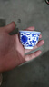 末都景德镇手绘品茗杯单杯小号陶瓷中式家用单个青花瓷功夫茶杯普洱杯 步步生莲铃铛杯【40ML】 实拍图