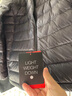 京东京造【air+零压羽绒】轻薄羽绒服男外套冬立领白鸭绒 曜石黑L 实拍图
