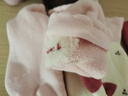 棉奇熊宝宝袜子婴儿春秋纯棉中筒袜新生儿0-6月春夏无骨袜儿童棉袜4双装 郁金香【冬季毛圈袜】4双 6-12月 -建议脚长9-11CM 实拍图