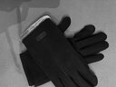 回力（Warrior）手套冬天女男士骑行手套加绒保暖手套防寒防风户外骑开车棉手套 黑色 均码 实拍图