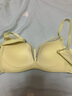 曼妮芬[朱珠同款]性感法式蕾丝无钢圈内衣女薄款聚拢小胸显大胸罩文胸 黄绿色 80B (36) 实拍图