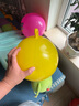东之天地西瓜球儿童充气弹力小皮球婴幼儿宝宝手抓拍拍球按摩球幼儿园玩具 儿童手柄球随机2个【带打气筒】 实拍图