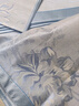 富安娜家纺 凉席冰丝凉三件套夏季席子冰丝提花夏凉席 蓝色 150cm*200cm (席子*1 枕套*2) 实拍图