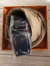 古士旗品牌男士皮带男真皮自动扣腰带商务裤带礼盒生日礼物送男友老公 实拍图