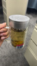 富光双层玻璃杯 高硼硅玻璃泡茶杯子 茶水分离杯 带茶隔商务水杯男士 实拍图