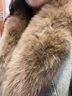 丽纱蓓儿狐狸毛牛仔皮草外套女派克新款时尚鹅绒服内胆年轻皮毛一体 咖色 L 实拍图