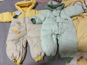 巴拉巴拉童装婴儿羽绒服连体衣宝宝2025新款冬装加厚保暖哈衣爬服萌趣造型 绿色恐龙-白鸭绒 80 cm-充绒量82g 实拍图