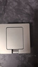 公牛（BULL）嵌入式插座内嵌冰箱专用超薄暗装86陷墙壁隐藏式开关插座面板 镶嵌凹槽隐形五孔10A【星空灰】 实拍图