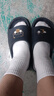宝盖丁男袜中筒袜ins潮高筒ulzzang黑色防臭袜春秋白色夏季长棉袜子 五双白色 均码 实拍图