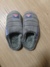 大嘴猴（paul frank）棉拖鞋男士秋冬季室内家居拖鞋毛绒保暖厚底棉鞋男款深灰280PF607 实拍图