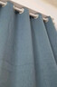 水星家纺免打孔窗帘遮光卧室全遮光布杆子全套隔音飘窗遮阳帘2.4x1.8m蓝色 实拍图