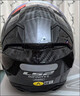 LS2半盔摩托车双镜片头盔四季男女四分之三电动车3C大码夏季OF603 哑黑 2XL(建议59-60CM) 实拍图