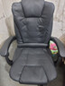 零梦 老板椅办公椅电脑椅座椅大班椅家用可躺升降转椅按摩搁脚午休 黑色乳胶款可躺按摩【推荐】 钢制脚 实拍图