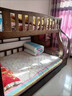精冠胡桃木 实木儿童上下床双层床组合大人两层上下铺木床高低子母床 梯柜款 上铺宽160下铺宽180 实拍图