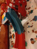 亲贝淘（QINBEITAO）宝宝滑滑梯儿童加长加厚滑梯室内家用小型玩具滑梯幼儿园游乐场 卡通车红（篮球框+感应音乐） 实拍图