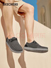斯凯奇（Skechers）男鞋秋季一脚蹬帆布鞋商务通勤休闲软底板鞋66387 实拍图