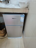 香雪海小冰箱迷你小型家用  冷藏冷冻两用宿舍寝室出租房用二门双门电冰箱节能省电 42S118E银色 双门一级能效 实拍图