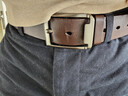 牛当家 真皮皮男牛皮腰带针扣头层牛皮1101 深咖色礼物 115-125cm 实拍图
