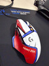 罗技（G） G502HERO熊猫特典版SE电竞游戏有线鼠标LOL吃鸡CF宏RGB送男女友礼物 G502hero+红白蓝贴纸 实拍图